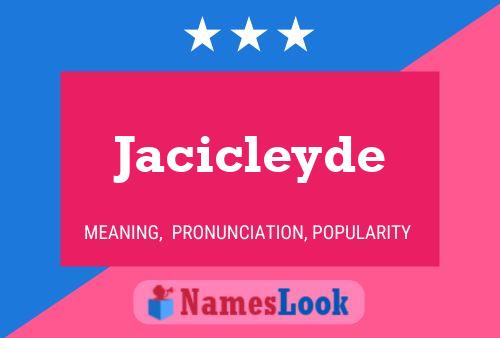 Póster del nombre Jacicleyde