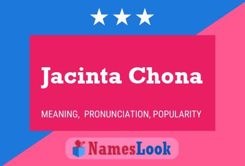 Póster del nombre Jacinta Chona