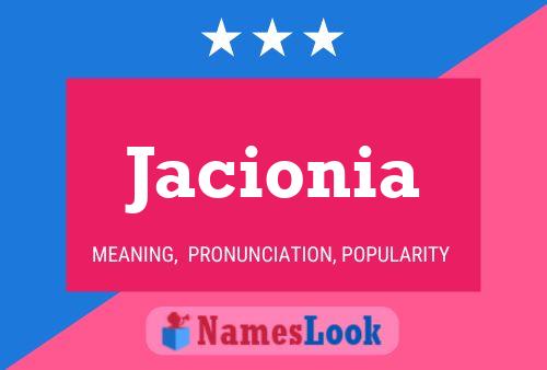 Póster del nombre Jacionia