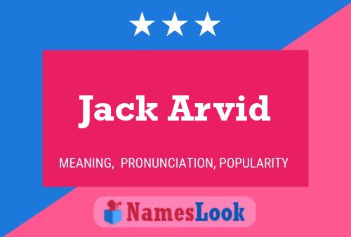 Póster del nombre Jack Arvid