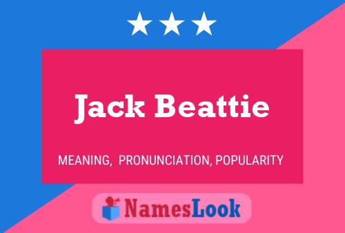 Póster del nombre Jack Beattie