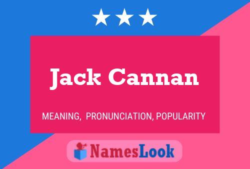 Póster del nombre Jack Cannan