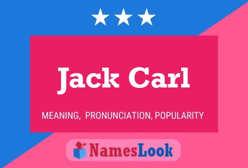 Póster del nombre Jack Carl