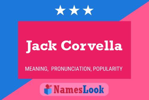 Póster del nombre Jack Corvella