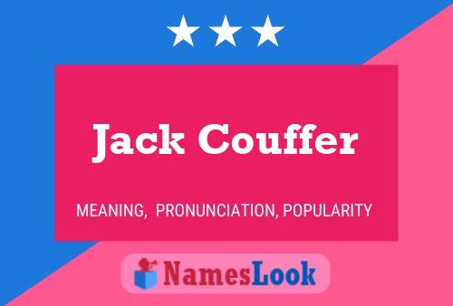 Póster del nombre Jack Couffer