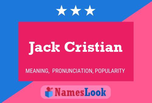 Póster del nombre Jack Cristian