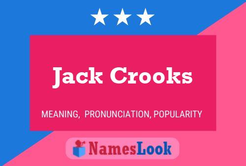 Póster del nombre Jack Crooks