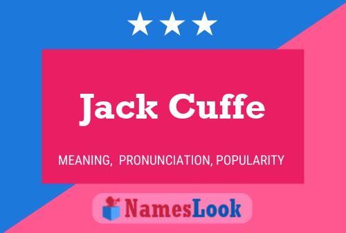 Póster del nombre Jack Cuffe