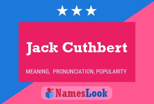 Póster del nombre Jack Cuthbert