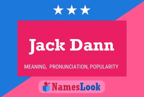 Póster del nombre Jack Dann