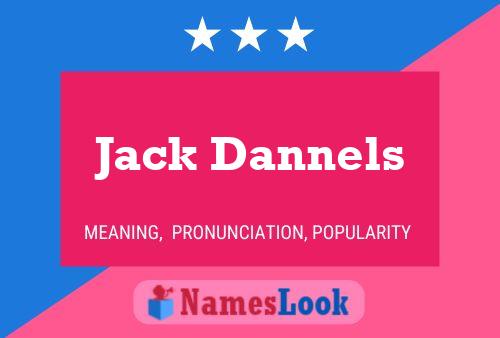 Póster del nombre Jack Dannels