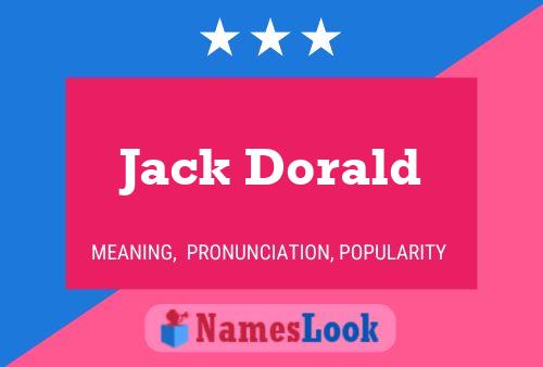 Póster del nombre Jack Dorald