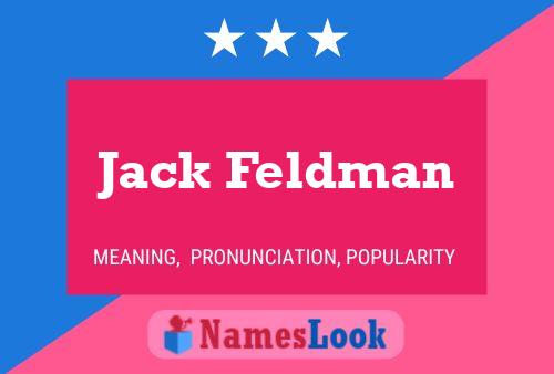 Póster del nombre Jack Feldman