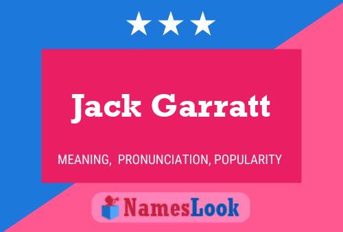 Póster del nombre Jack Garratt