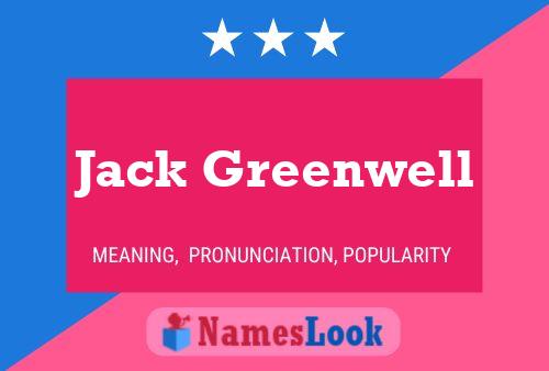 Póster del nombre Jack Greenwell