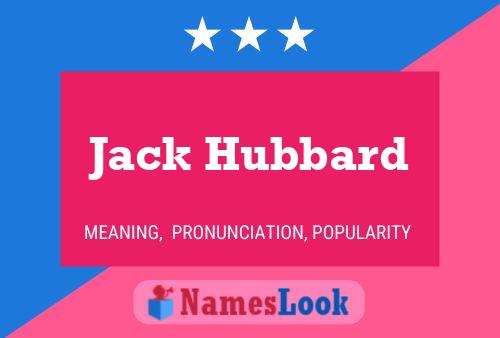 Póster del nombre Jack Hubbard