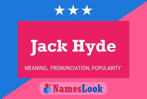 Póster del nombre Jack Hyde