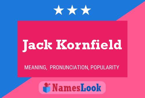 Póster del nombre Jack Kornfield