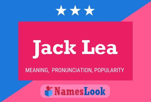 Póster del nombre Jack Lea