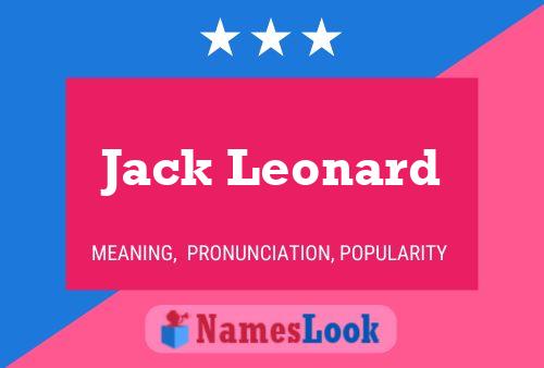 Póster del nombre Jack Leonard