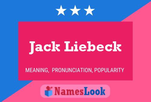 Póster del nombre Jack Liebeck