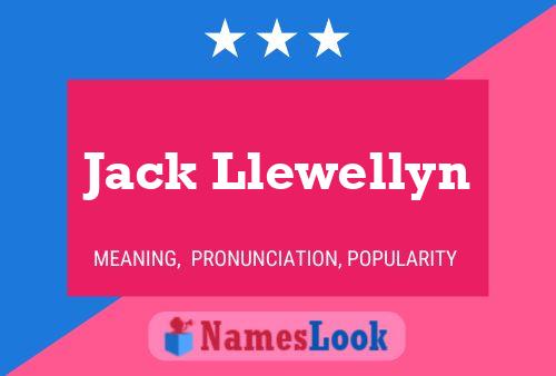 Póster del nombre Jack Llewellyn