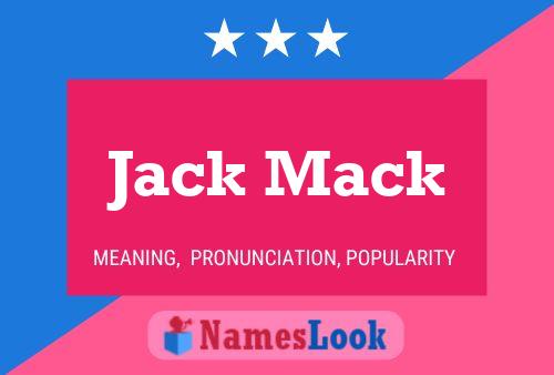 Póster del nombre Jack Mack