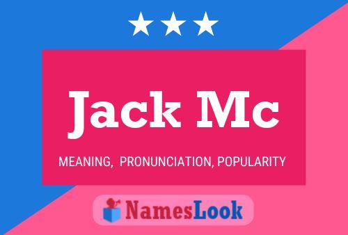 Póster del nombre Jack Mc