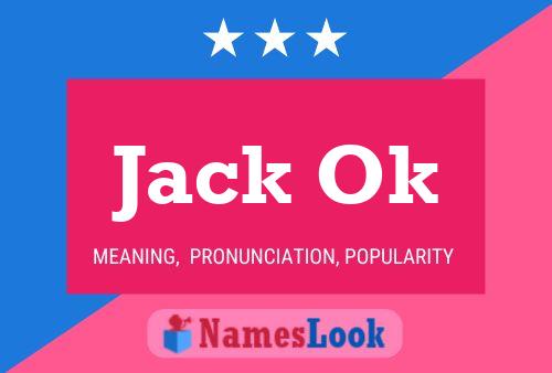 Póster del nombre Jack Ok