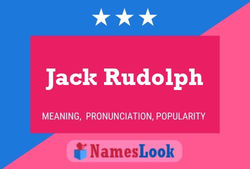 Póster del nombre Jack Rudolph