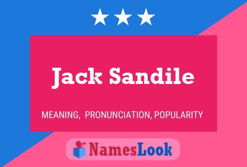 Póster del nombre Jack Sandile