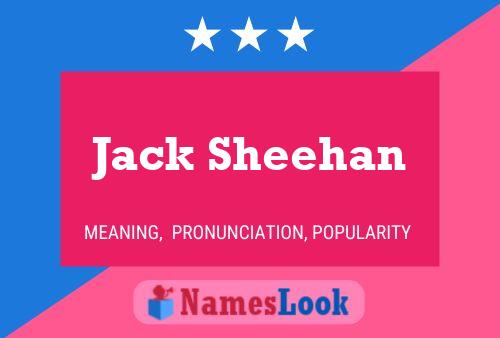 Póster del nombre Jack Sheehan