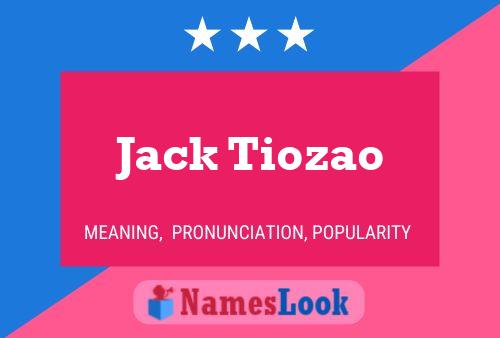 Póster del nombre Jack Tiozao