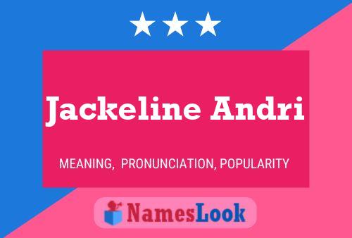 Póster del nombre Jackeline Andri