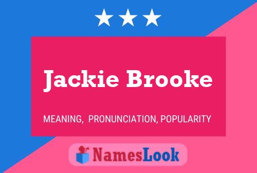 Póster del nombre Jackie Brooke