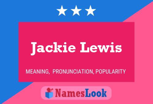 Póster del nombre Jackie Lewis