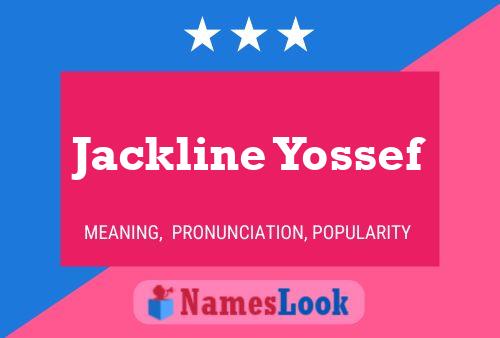 Póster del nombre Jackline Yossef