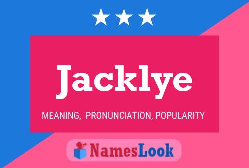 Póster del nombre Jacklye