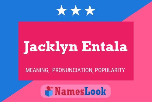 Póster del nombre Jacklyn Entala