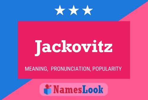 Póster del nombre Jackovitz