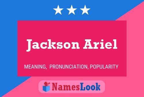 Póster del nombre Jackson Ariel