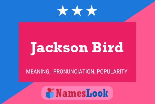 Póster del nombre Jackson Bird