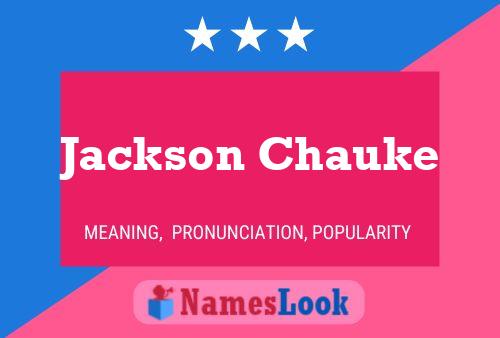 Póster del nombre Jackson Chauke