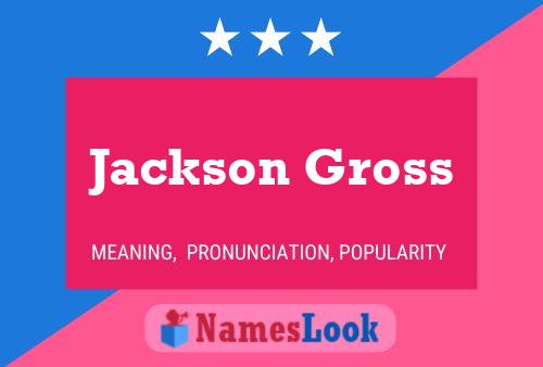 Póster del nombre Jackson Gross