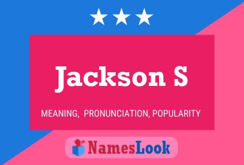 Póster del nombre Jackson S