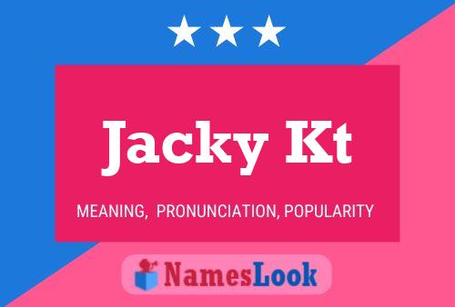 Póster del nombre Jacky Kt