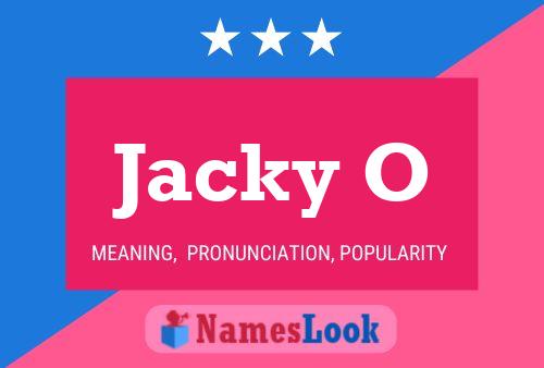 Póster del nombre Jacky O