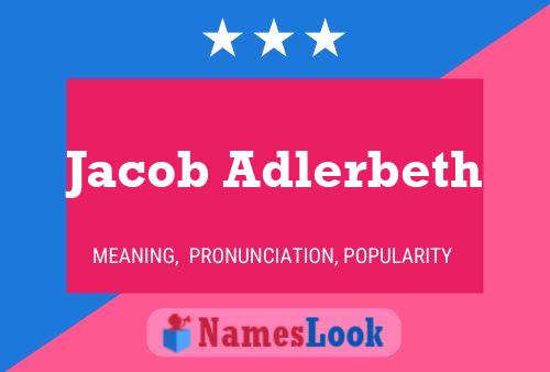 Póster del nombre Jacob Adlerbeth