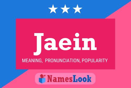 Póster del nombre Jaein