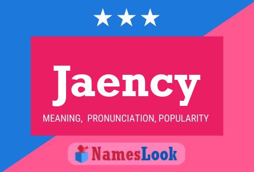 Póster del nombre Jaency